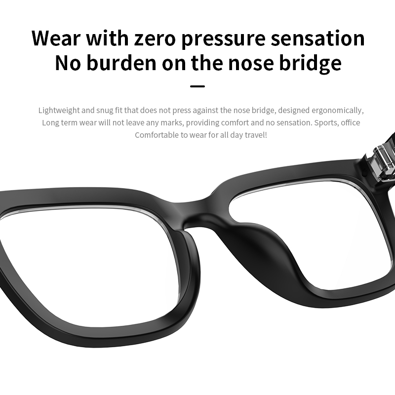 New A01 Smart Glasses BT Sunglasses Outdoor Sports Anti-Blue Light Wireless Smart Glasses
