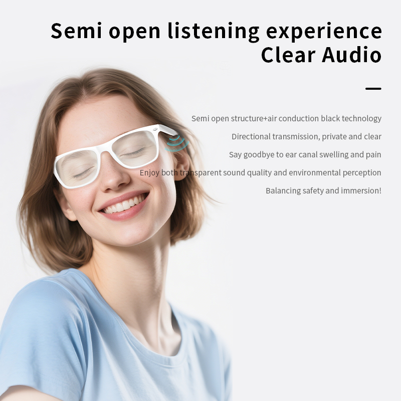 Fashionable A01 Intelligent Sunglasses For Men And Women With Anti-Blue Light Mirror Lenses Feature Intelligent Touch Control