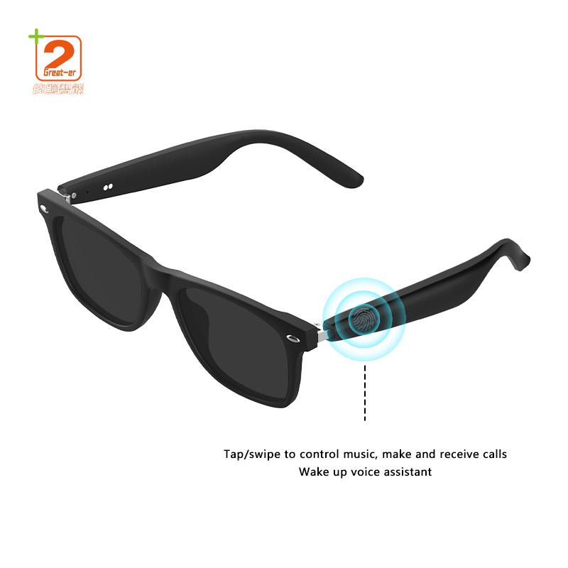 2025 A01 Smart Bluetooth Sunglasses Headphones With Speaker Wireless Audio Touch Hands Free Calling Stereo Music Sport Outdoor