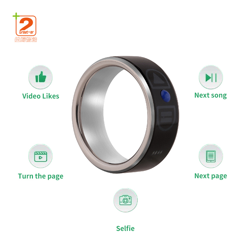 Multi-Function BLE NFC Smart Ring