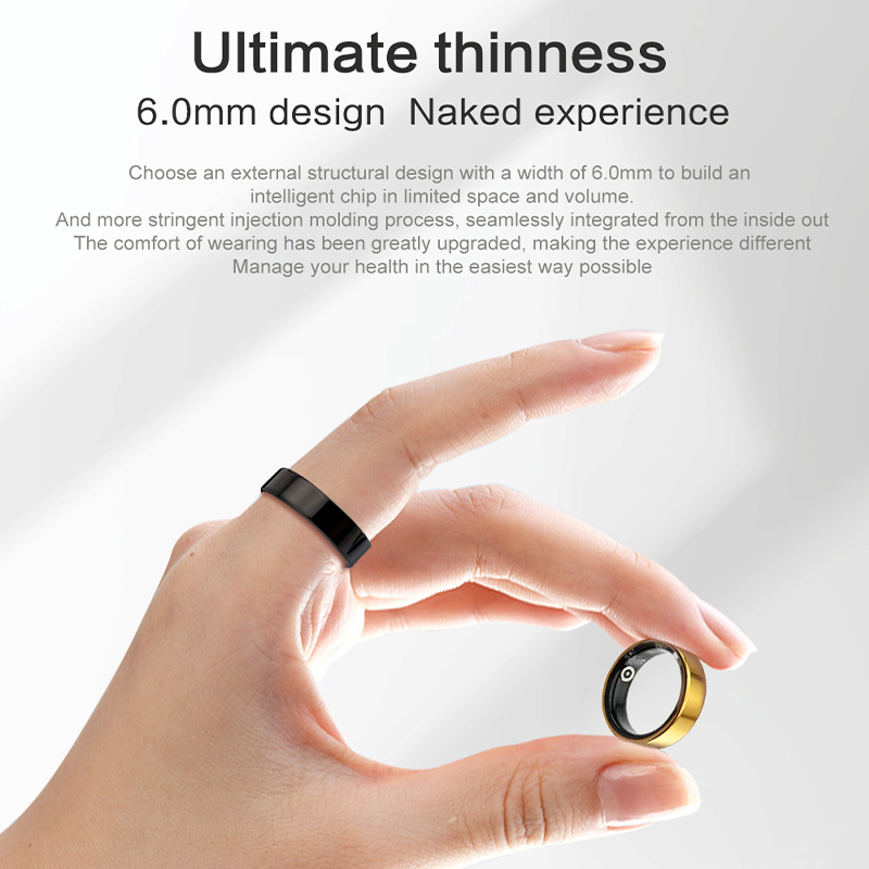 2025 Blood Pressure Monitoring Health And Movement Tracker Smart Rings Wholesale Customization