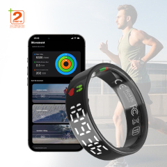 Hot Selling Smart Ring Heart Rate Blood Pressure Sports Mode Health Monitor Sleep Tracker IP68 Waterproof Smart Rings For Men