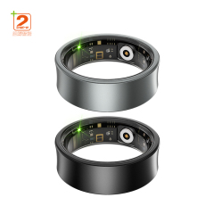 Smart Ring Fitness Tracker With Sleep & Heart Rate Monitoring Waterproof Activity Personalized Coaching Remote Control Function