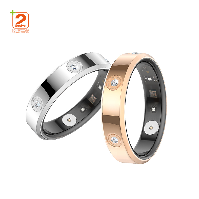 2025 Slim Smart Ring Heart Rate Blood Oxygen Monitoring Sleep Tracking Stylish And Healthy Ring Smart