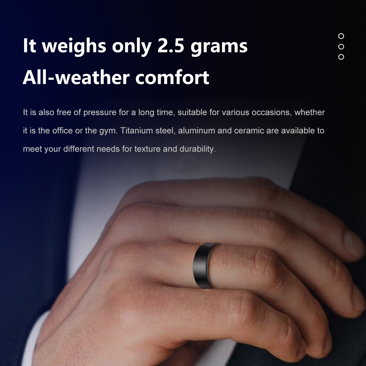Smart Ring Fitness Tracker App Control Multi-Sport Health Care Tracker Heart Rate Sleep Activity Monitoring Android