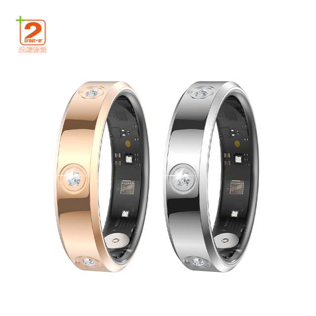 2025 Smart Ring Health Tracker 2025 Heart Rate Monitor Stainless Steel Smartring Fitness Sleep Smart Health Ring