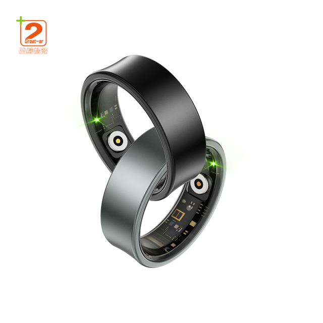 Custom Control Health Intelligent Smart Ring OEM Logo App Controlled 5ATM Waterproof Wearable Devices For Galaxy