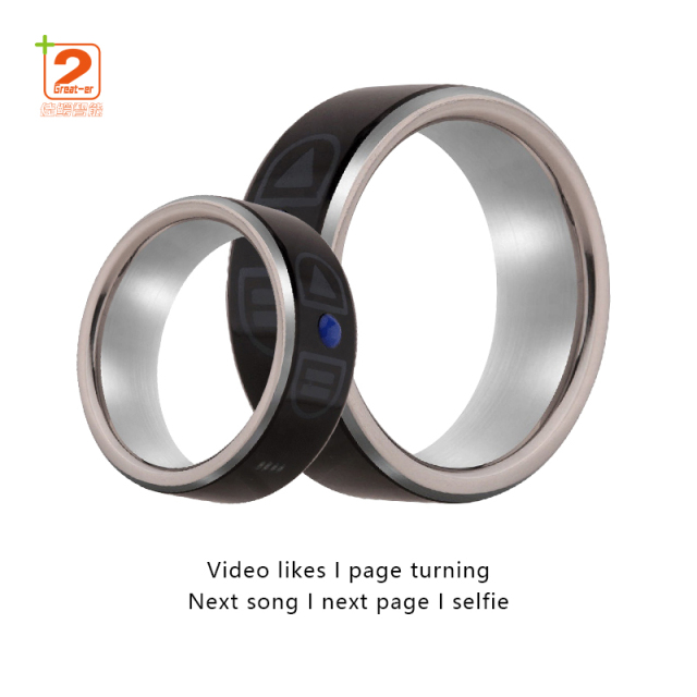 2025 Smart Ring BT New Trend Video Controller For Tik Tok Short Video Page Mobile Phone Remote Control Fitness Smart Ring Device