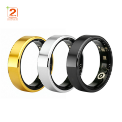 2025 Fashion Intelligent Ring SR08 Health Sleep Tracker Heart Rate Blood Pressure Gesture Photography IP67 Stainless Steel Smart Ring