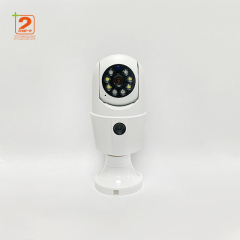 Outdoor Dual Camera Monitoring Wireless Camera Network WiFi Camera Light Bulb 1 Megapixel Mobile Phone Real-Time View
