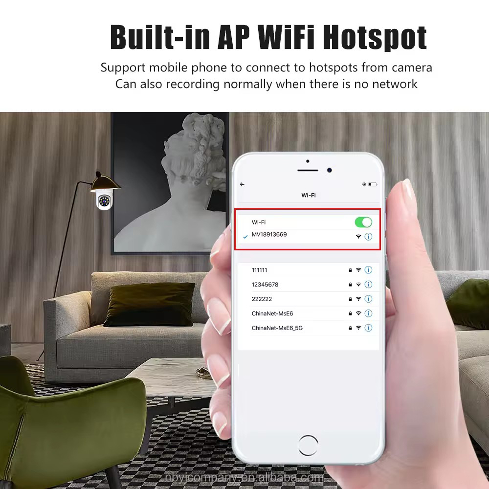 Manufacturers Wholesale Light Bulb Camera Rotating Outdoor Monitoring Wireless Camera Network Light Bulb Dual Lens Monitoring