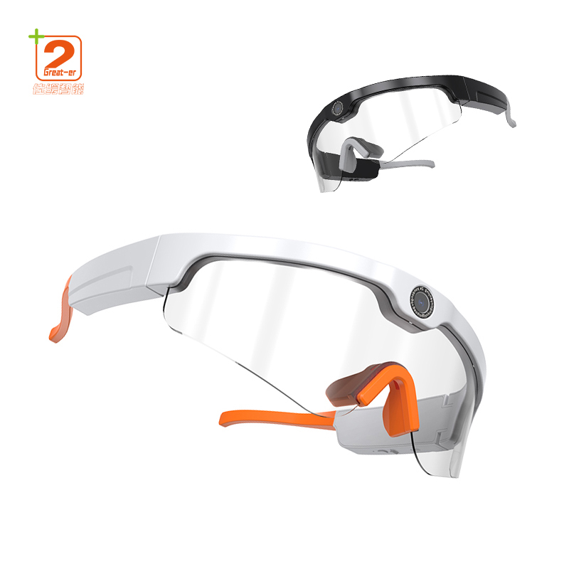 2025 Lightweight Smart Glasses With Camera Wireless DV Sports Shooting Audio Cycling Glasses 4K Photo Sunglasses Custom Logo