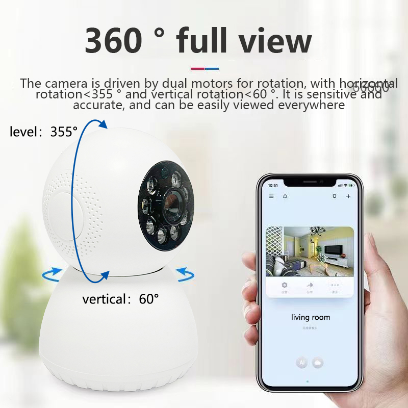 2025 Intelligent Camera Home Security HD Baby Care Monitor Wireless Monitoring Baby Monitor Camera Plug And Play Camera