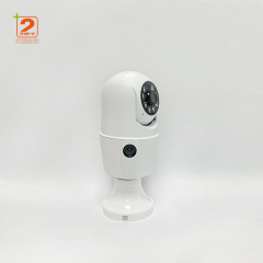 Outdoor Dual Camera Monitoring Wireless Camera Network WiFi Camera Light Bulb 1 Megapixel Mobile Phone Real-Time View 2025
