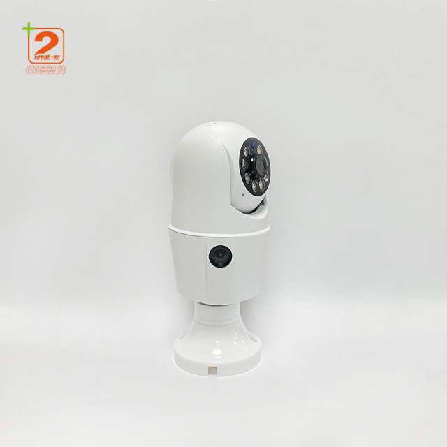 Outdoor Dual Camera Monitoring Wireless Camera Network WiFi Camera Light Bulb 1 Megapixel Mobile Phone Real-Time View 2025