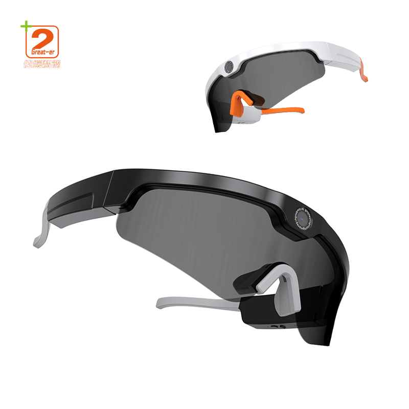 Lightweight Smart Glasses With Camera Wireless DV Sports Shooting Audio Cycling Glasses 4K Photo Sunglasses Custom Logo 2025