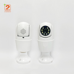 The New LED Light 360-Degree WiFi Bulb Camera Monitors Indoor Cameras And Night Vision Smart Camera Mobile App Real-Time Viewing 2025