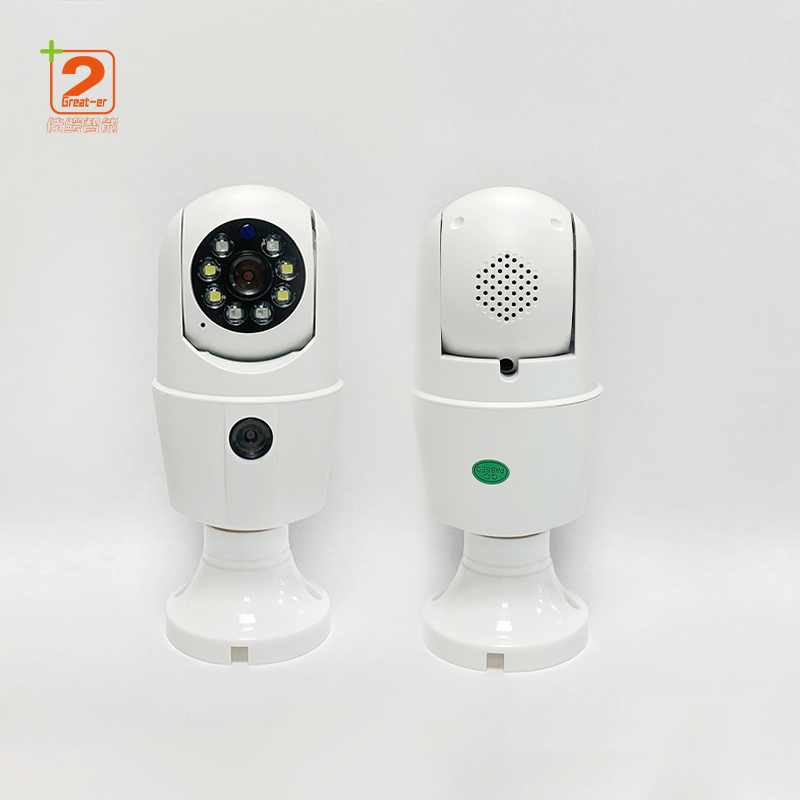 Wholesale Light Bulb E Camera 720P WiFi Wireless Light Bulb Holder Camera Security Home Monitoring 360 Degree Rotating Camera