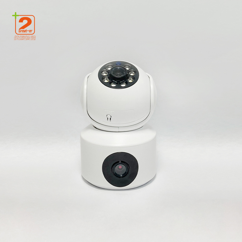Wholesale Camera Bulb WiFi Wireless Bulb Holder With Camera Dual Lens Can Rotate 1 Megapixel Camera