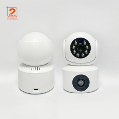 2025 Wholesale Camera Bulb WiFi Wireless Bulb Holder With Camera Dual Lens Can Rotate 1 Megapixel Camera