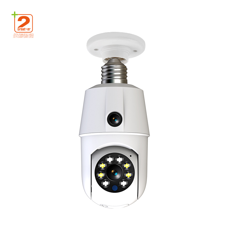 Wholesale Light Bulb E Camera 720P WiFi Wireless Light Bulb Holder Camera Security Home Monitoring 360 Degree Rotating Camera 2025