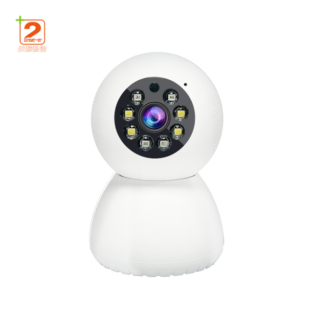 2025 Smart WiFi Camera Night Vision Indoor Cloud Storage Memory /SD Camera 360-Degree Rotation Camera Mobile Phone Real-Time View