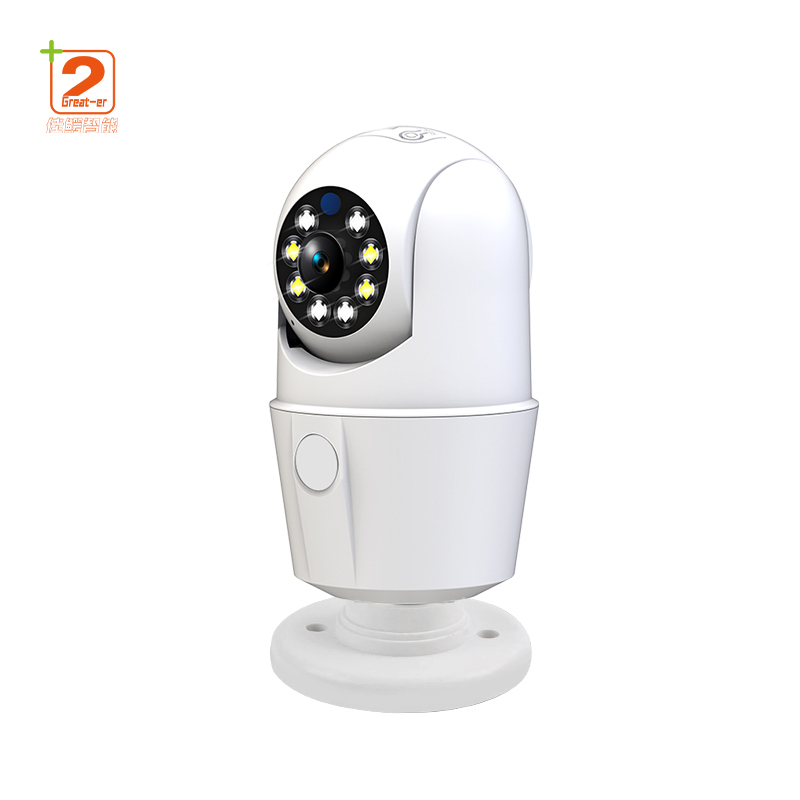 1080P Wireless WiFi Night Vision Security Camera HD Recording CMOS Imaging Light Bulb Home Stock Featuring Battery Powered Wired 2025