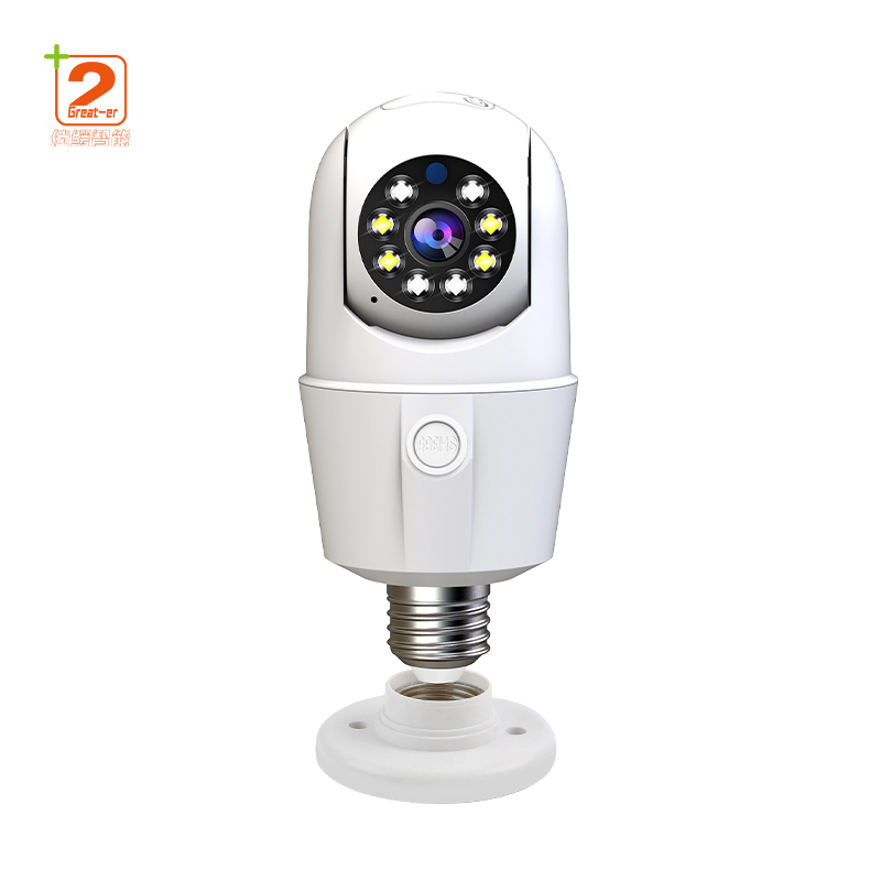 1080P HD Hot Selling Smart Home Security Camera Two Way Audio WIFI CCTV Indoor Easy To Install Light Bulb PTZ Camera