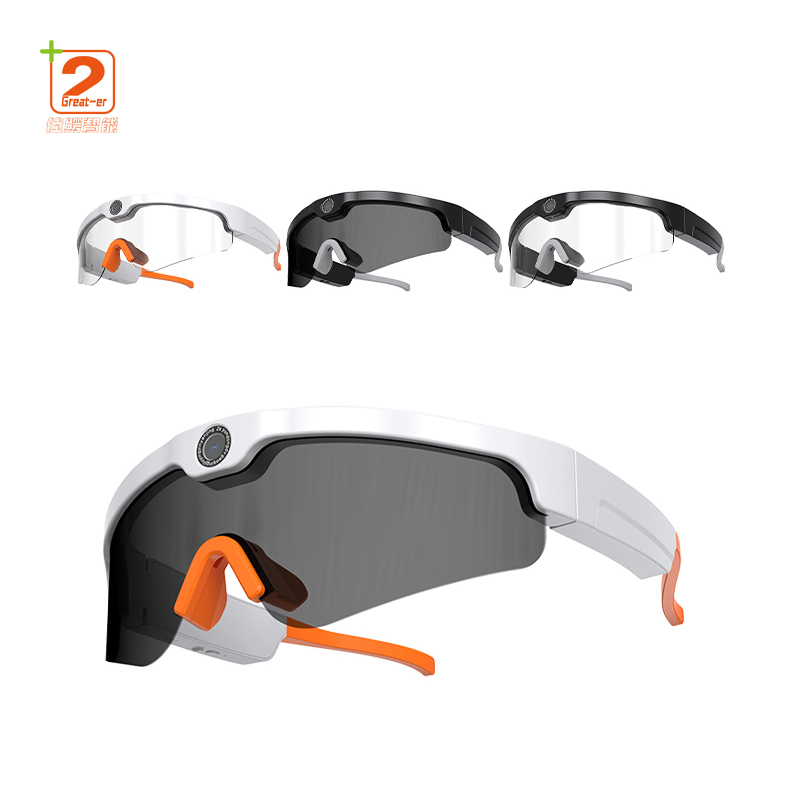 2025 XV15 4K Camera Glasses BT V5.2 HIFI Stereo Bass Sound Open Ear Headphones 2K Video Recording Smart Eye Glasses With Camera