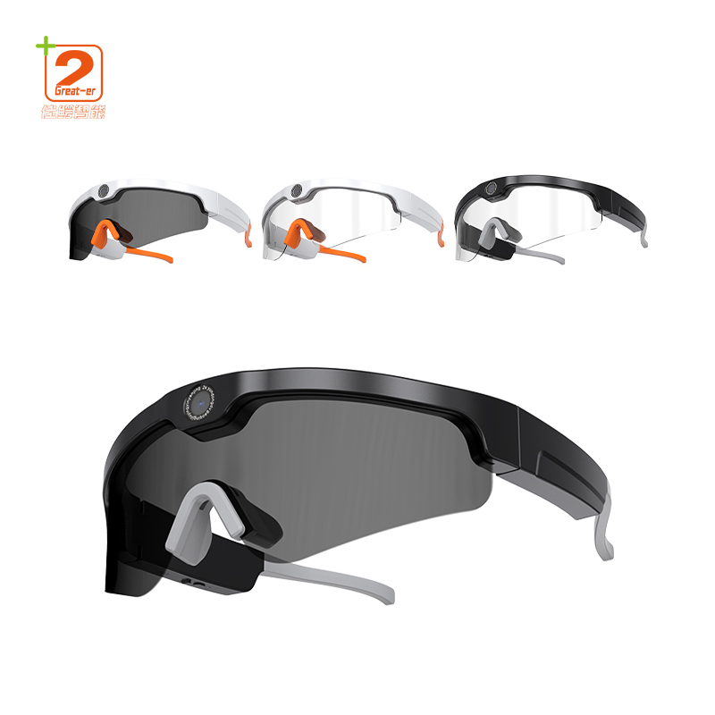 XV15 4K Camera Glasses BT V5.2 HIFI Stereo Bass Sound Open Ear Headphones 2K Video Recording Smart Eye Glasses With Camera 2025