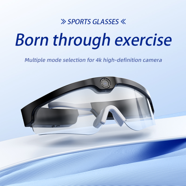 Smart Bluetooth Glasses Can Record And Take Photos 4K HD Sports Glasses Mountain Sports Riding Special Recorder