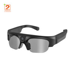 2K HD Smart Glasses Video Recording Sport Sunglasses With Wireless Speakers Open Ear Speaker Call Video Glasses