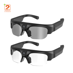 2025 2K HD Smart Glasses Video Recording Sport Sunglasses With Wireless Speakers Open Ear Speaker Call Video Glasses