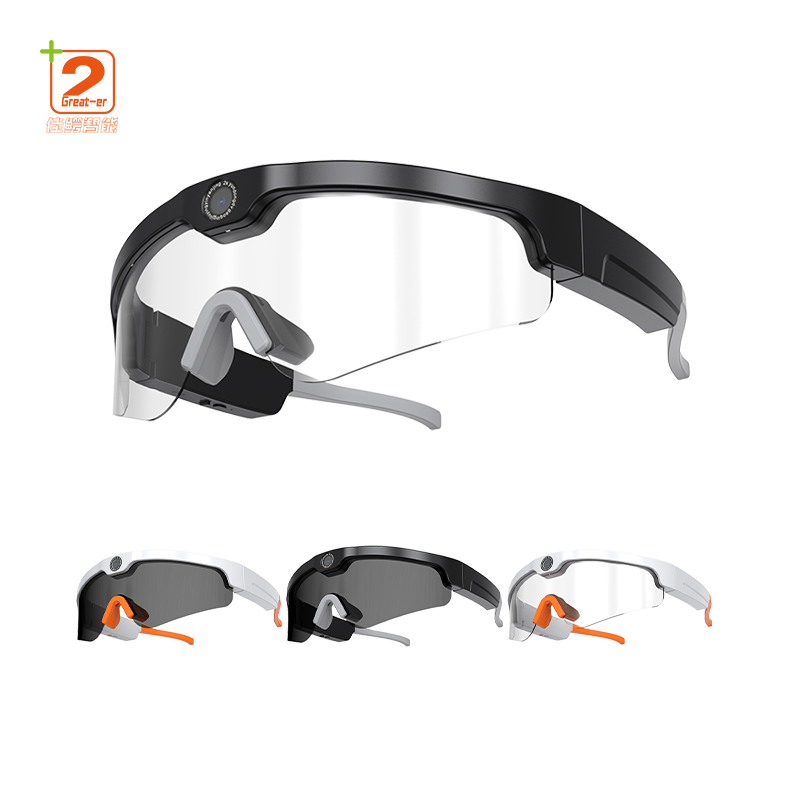Wireless Sports Sunglasses Polarized UV Smart Glasses With Headset Camera Photo HD Glasses Sports Outdoor Sunglasses