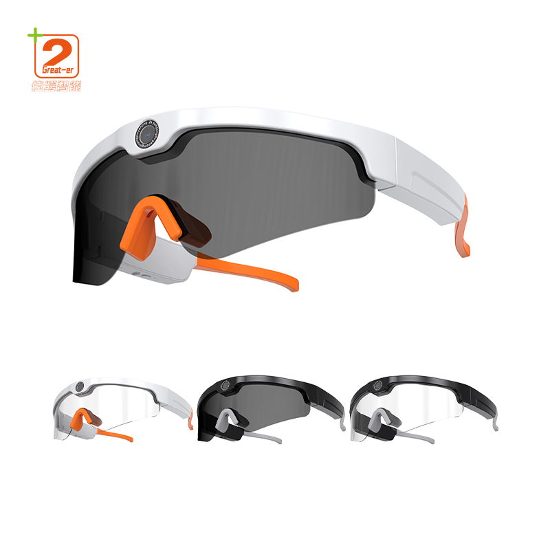Wireless Sports Sunglasses Polarized UV Smart Glasses With Headset Camera Photo HD Glasses Sports Outdoor Sunglasses 2025