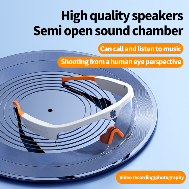 Smart Bluetooth Glasses Can Record And Take Photos 4K HD Sports Glasses Mountain Sports Riding Special Recorder