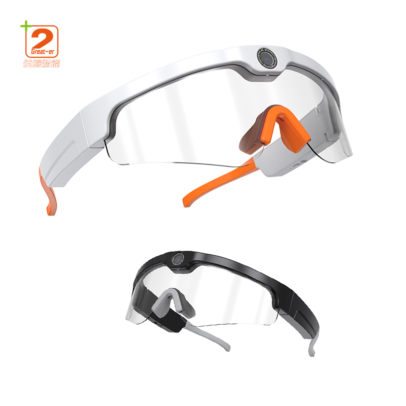 Fashion Portable XV15 Smart BT Glasses With AI Sport Audio Smart Camera Glasses Waterproof Sunglasses For Outdoor Cycling