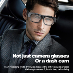 ultra smart glasses with camera XV18 music BT call voice assistant ultra Intelligence sport driving supports memory cards 2025