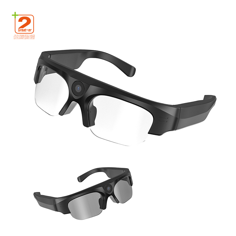 2025 the newest smart glasses: 2K HD camera & open-ear audio for driving gaming sports - wireless BT sunglasses hands-free control