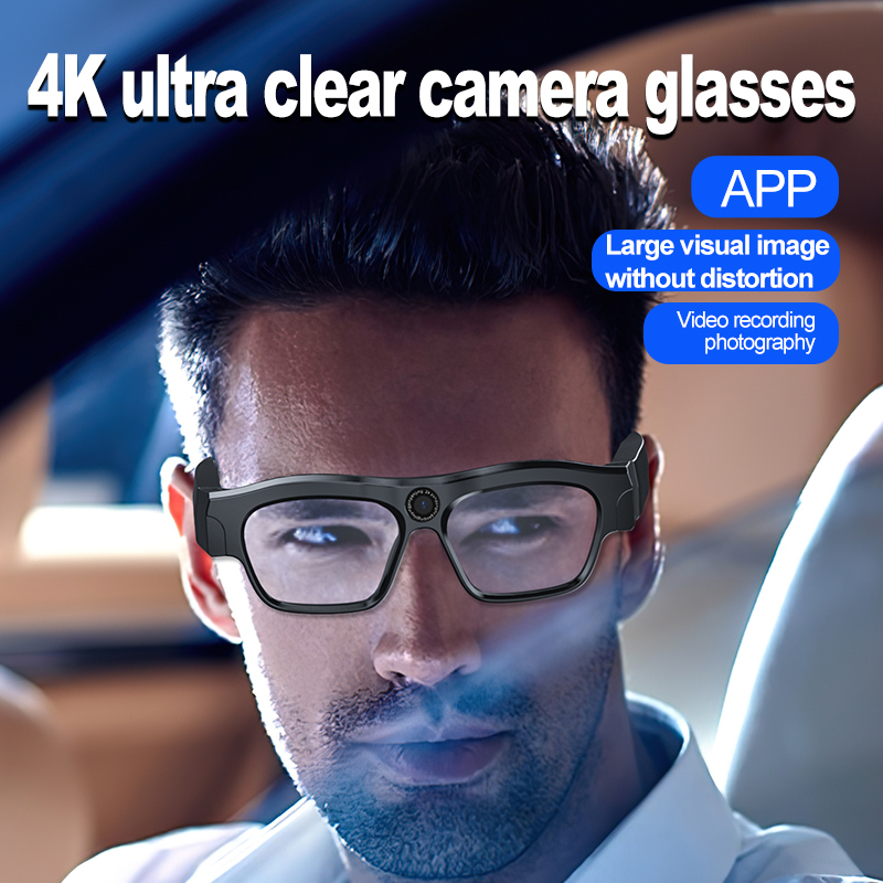 ultra smart glasses with camera XV18 music BT call voice assistant ultra Intelligence sport driving supports memory cards 2025
