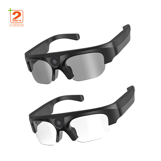 Intelligent bluetooth 4K camera, video recording glasses, black technology driving recorder, DV sports cycling function glasses
