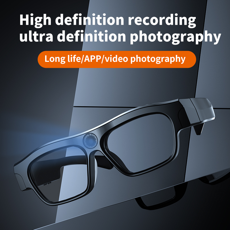 ultra smart glasses with camera XV18 music BT call voice assistant ultra Intelligence sport driving supports memory cards 2025