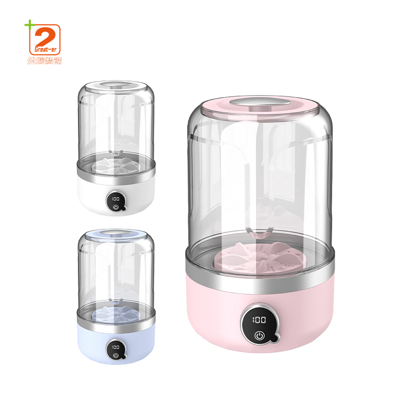 Mini Electric Washing Machine New Foldable Design for Home Use for Dormitory & Baby's Body Underwear & Socks