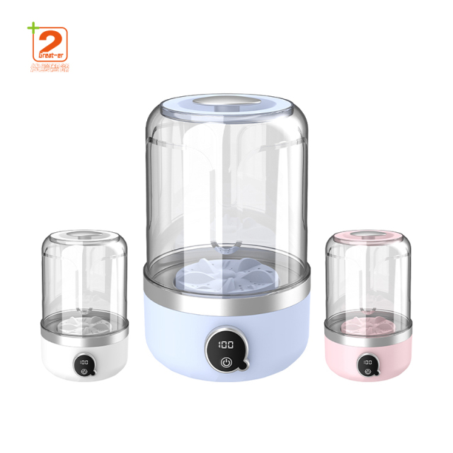 3000Mah Bady Washing Machine for Cleaning Children's Cloth 1L Portable Mini Size USB Wireless Automatic Small Wash Care Health