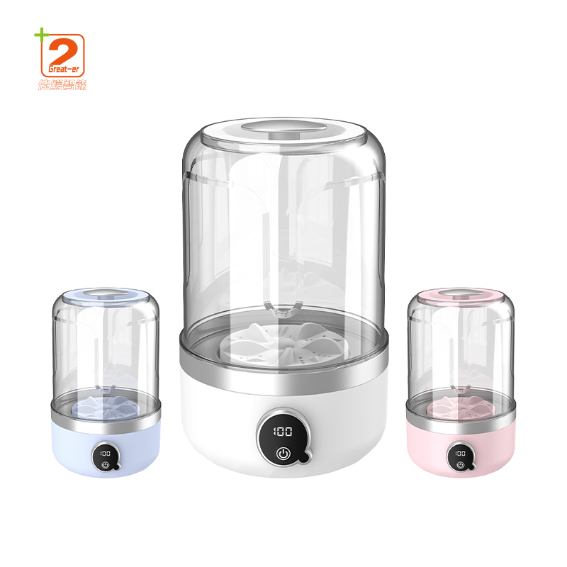 Portable Mini Electric Washing Machine New Foldable Design for Home Use for Dormitory & Baby's Body Underwear & Socks