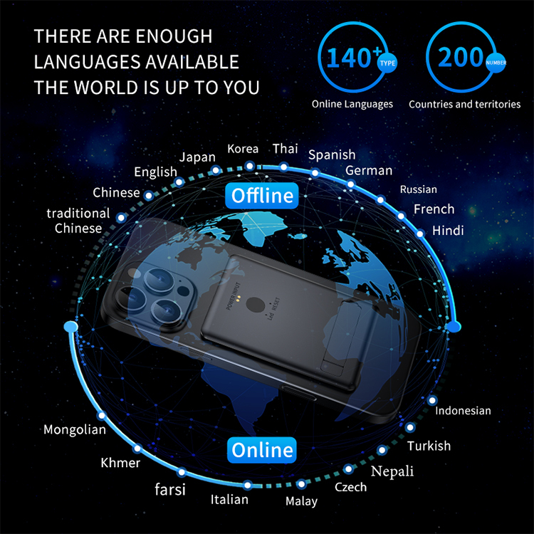 Translation Machine T1  AI Translation APP Simultaneous Interpretation Online Voice Video Touch Screen Wholesale Custom Translator 2025