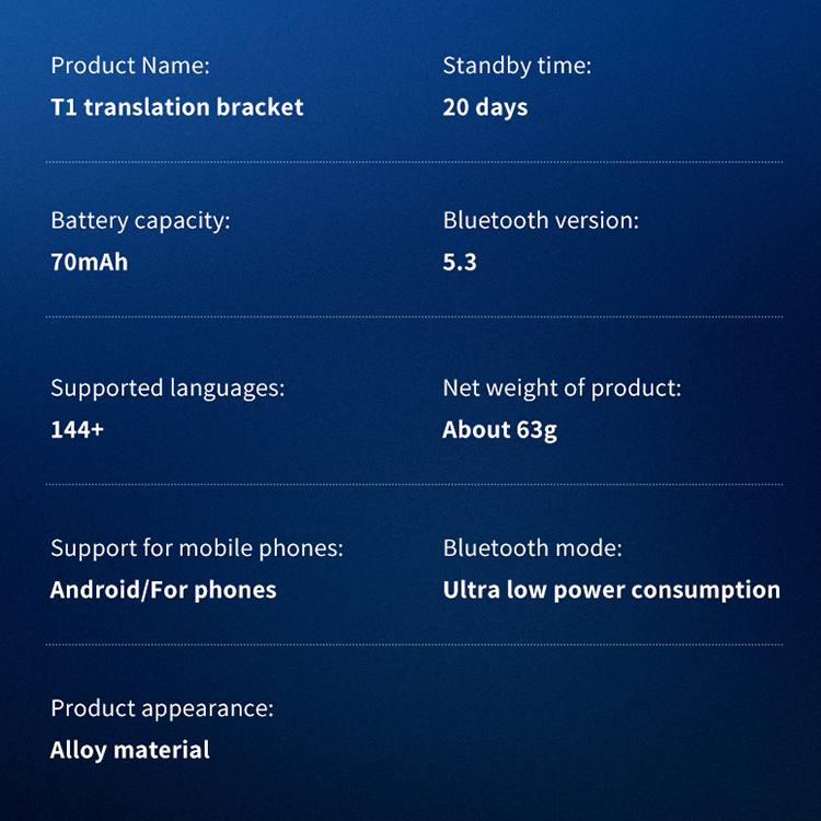 Translation Machine T1  AI Translation APP Simultaneous Interpretation Online Voice Video Touch Screen Wholesale Custom Translator 2025
