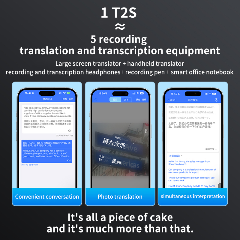 2025 Cross-Border Translator Pro T2s Free AI Translation Tool Real-Time Al Translate
