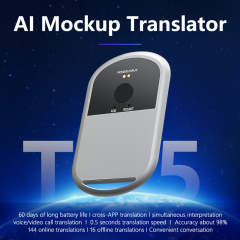 2025 Overseas Translator Pro T5 Free AI Translation Tool Real-Time 144 language Al Translate