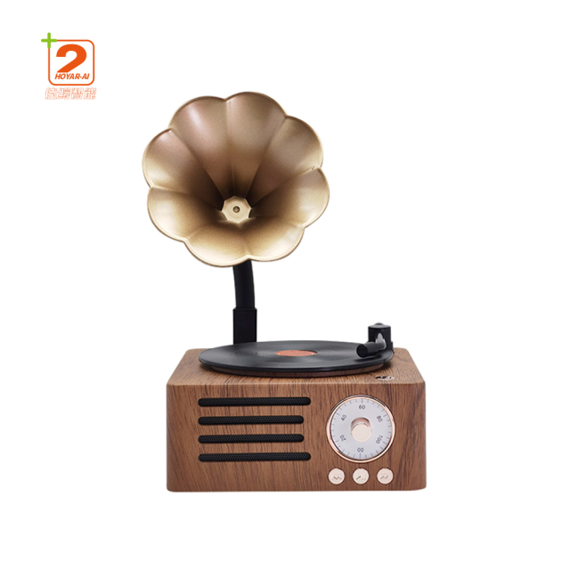 Mini Outdoor T15  Retro Vintage Look Speakers Best Home Music Phonograph Player Wireless Stereo Bass Powerful Portable Speaker